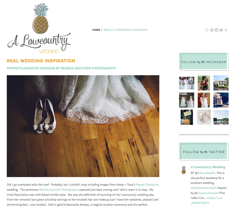 Southern Wedding Photographer