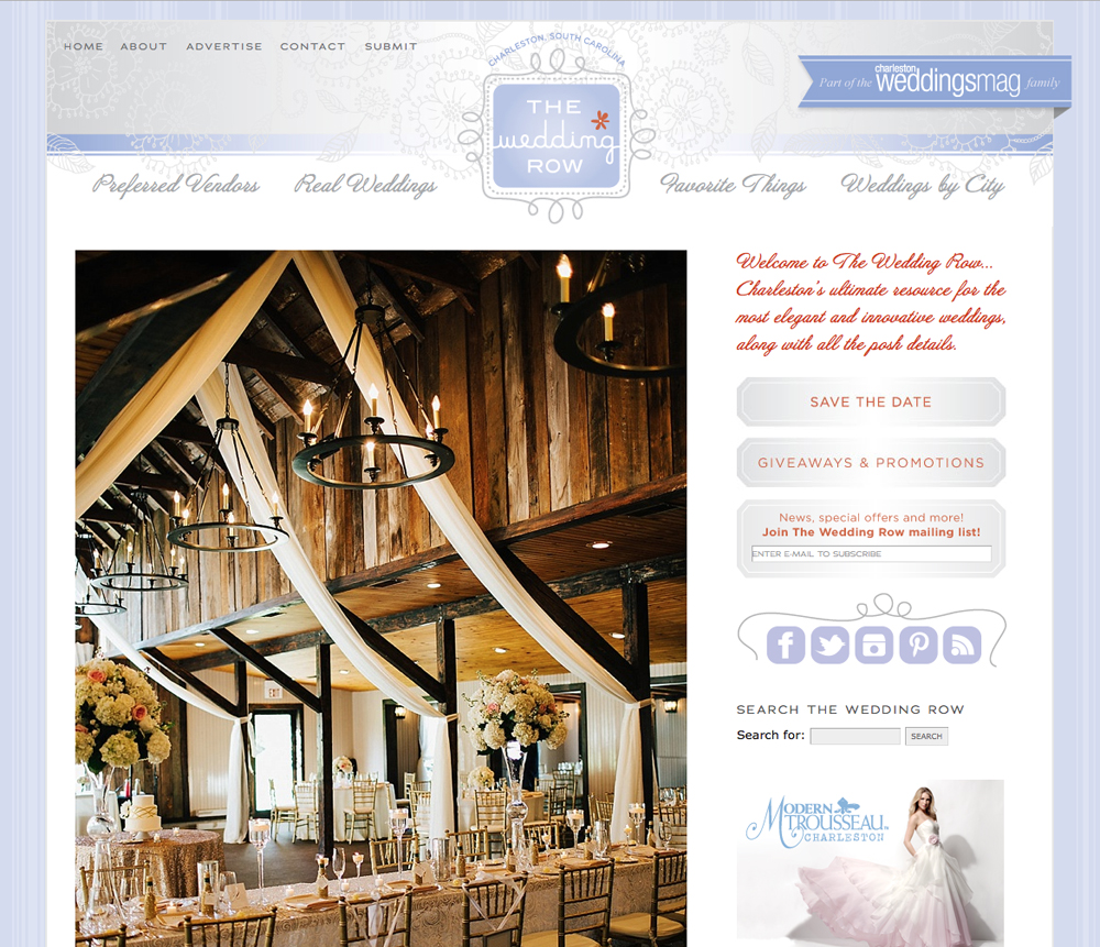 Glam Magnolia Plantation Wedding