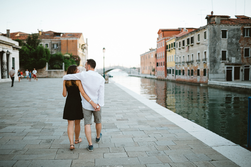 Engaged in Italy