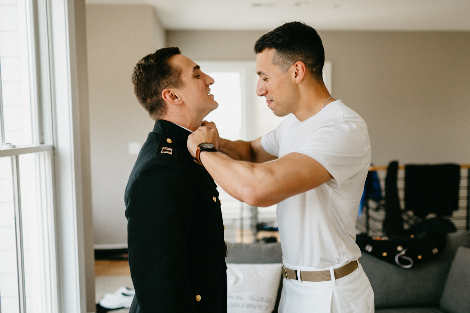 The Cedar Room groom getting ready