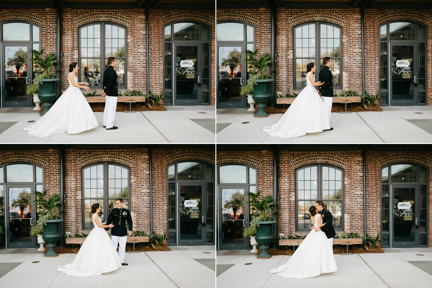 The Cedar Room Wedding first look