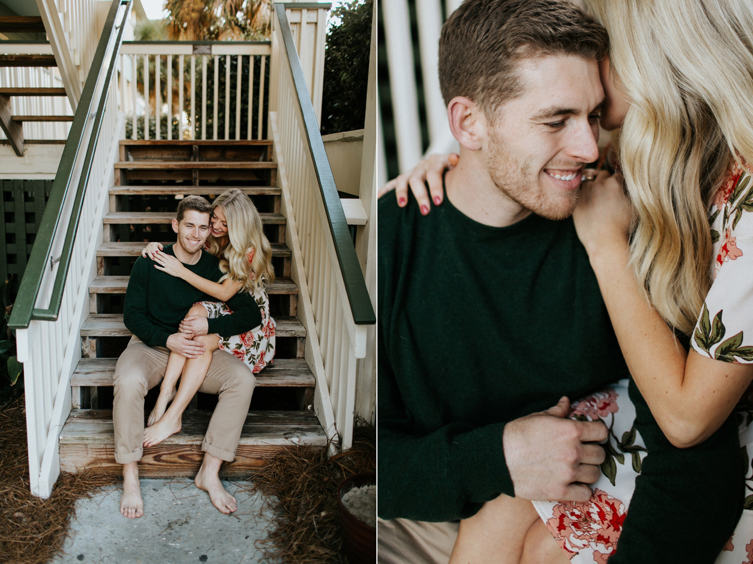 Isle of Palms, SC Sunset Engagement Session