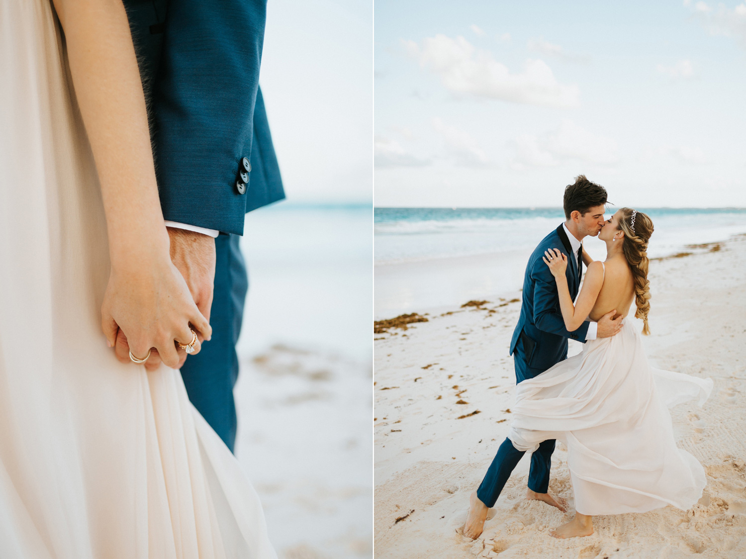 Ocean View Club Wedding, bride and groom