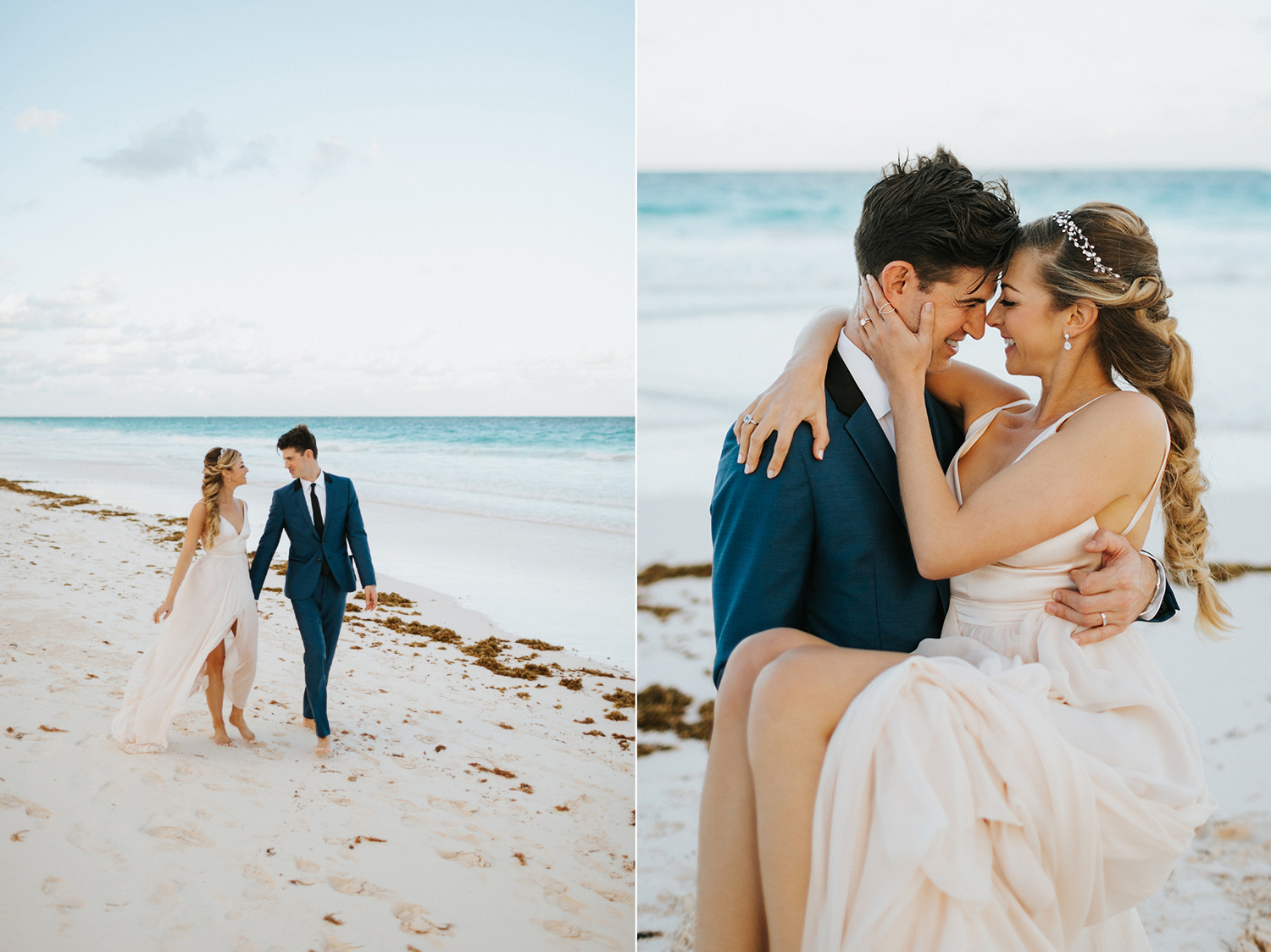 Ocean View Club Wedding, bride and groom