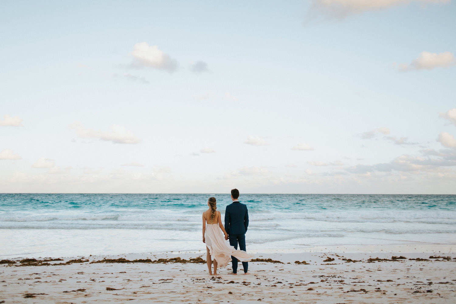Ocean View Club Wedding, bride and groom