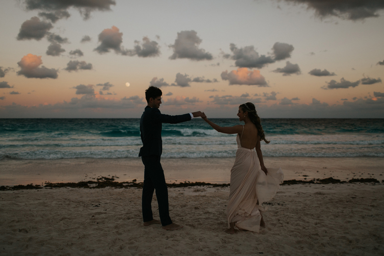 Ocean View Club Wedding, sunset