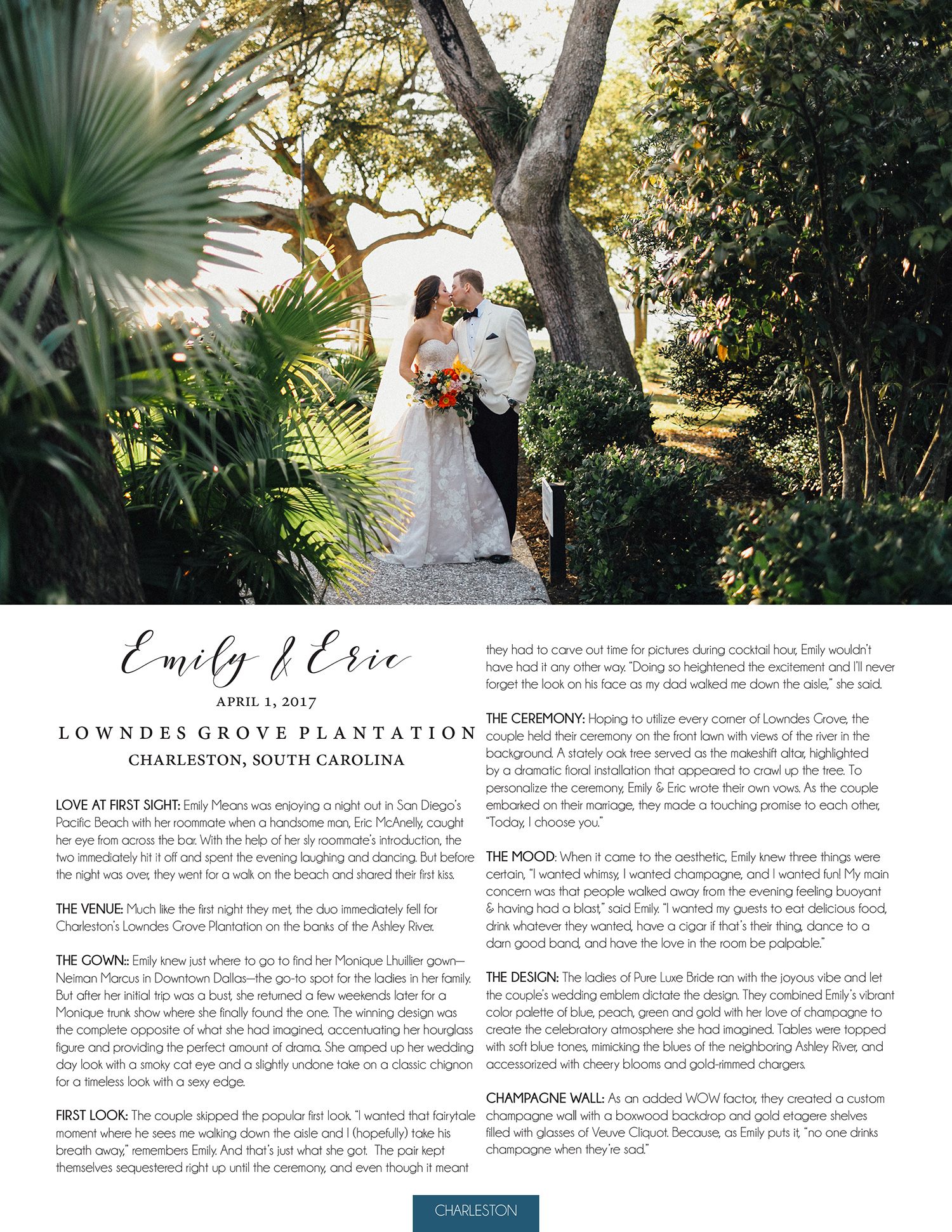 A Lowcountry Wedding Magazine