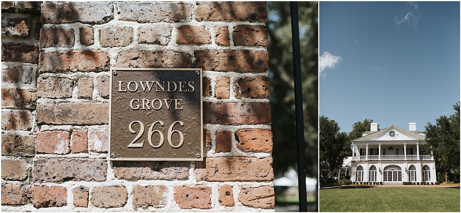 Lowndes Grove Plantation Wedding Photos