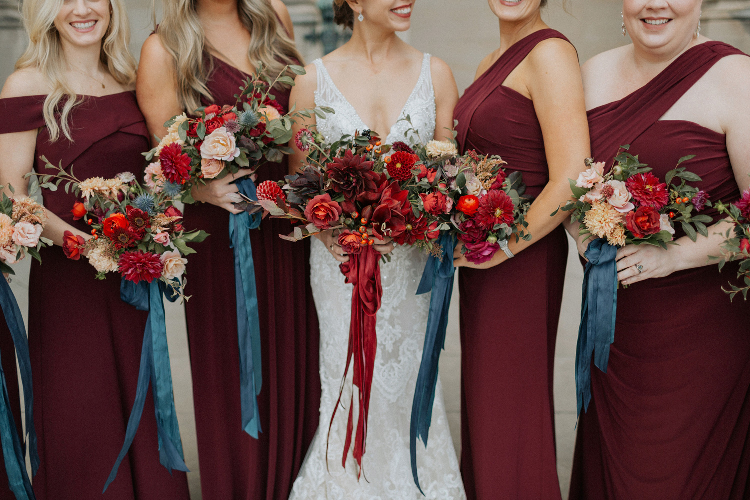 Biltmore Estate wedding bridesmaids