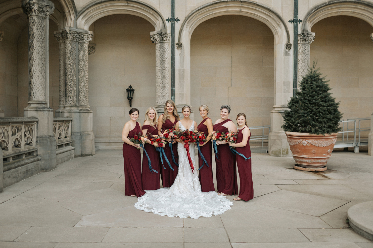 Biltmore Estate wedding bridesmaids