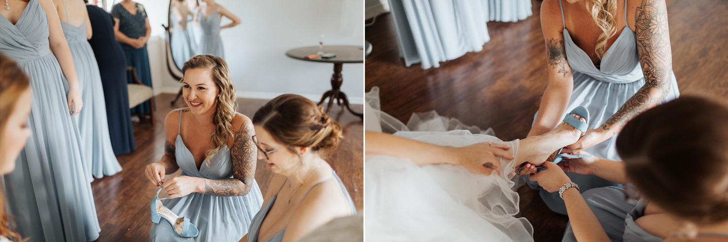 Epping Forest Yacht Club Bride Getting Ready