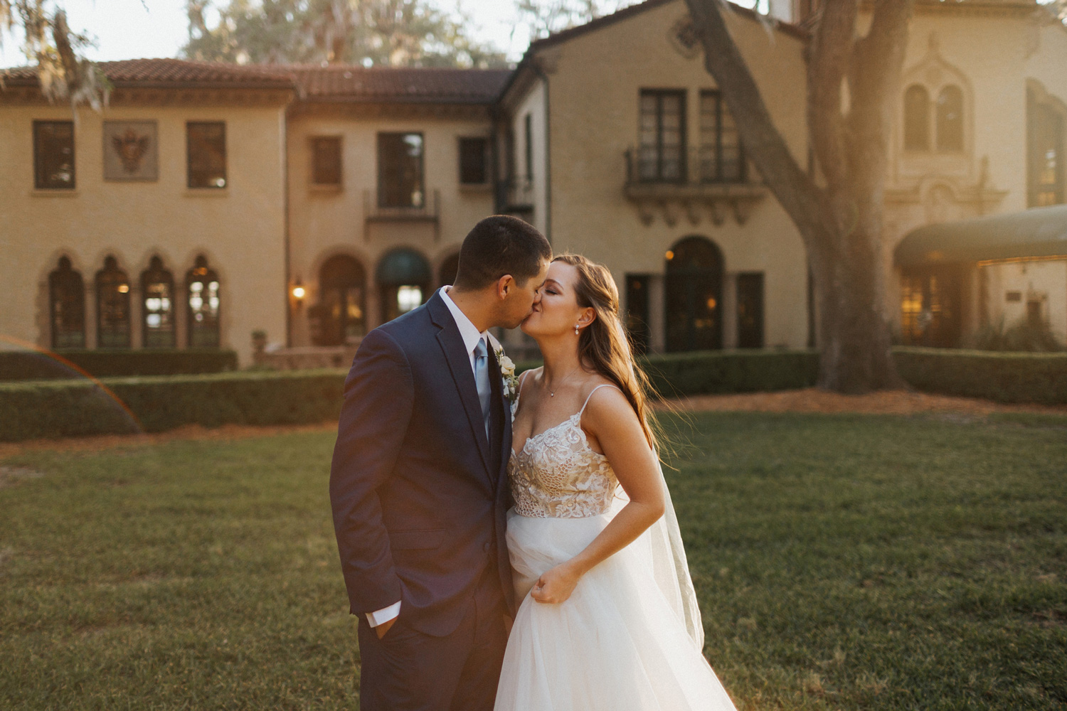 Epping Forest Yacht Club Bride & Groom Sunset Photos