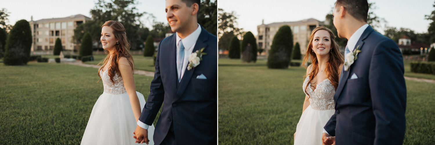 Epping Forest Yacht Club Bride & Groom Sunset Photos