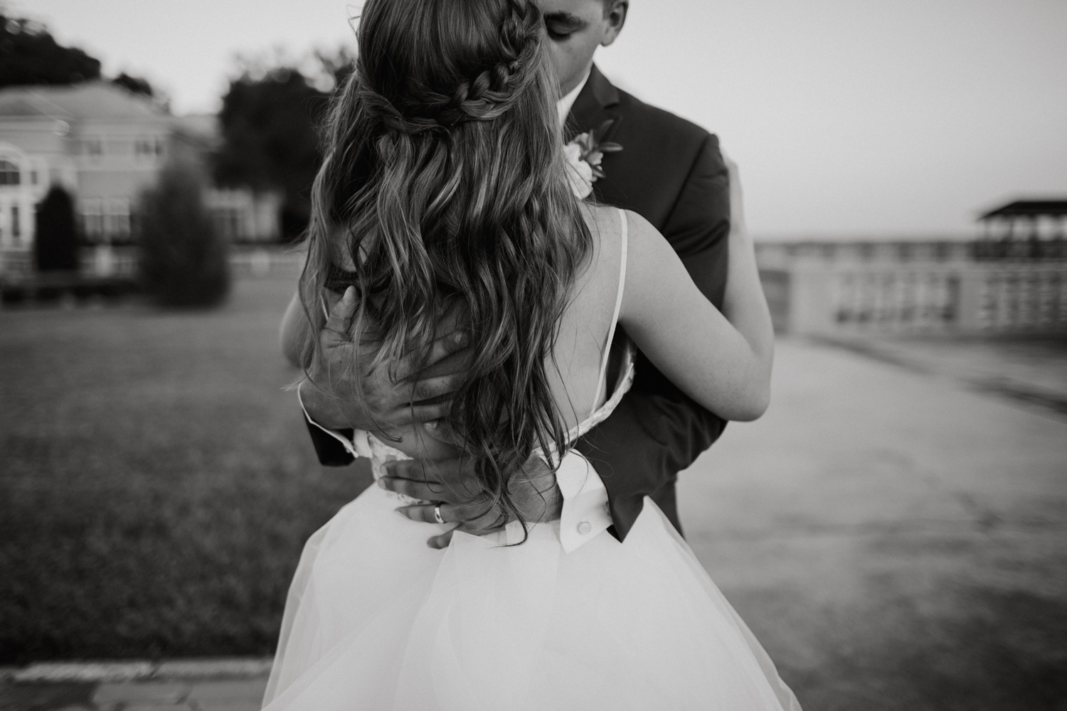 Epping Forest Yacht Club Bride & Groom Sunset Photos