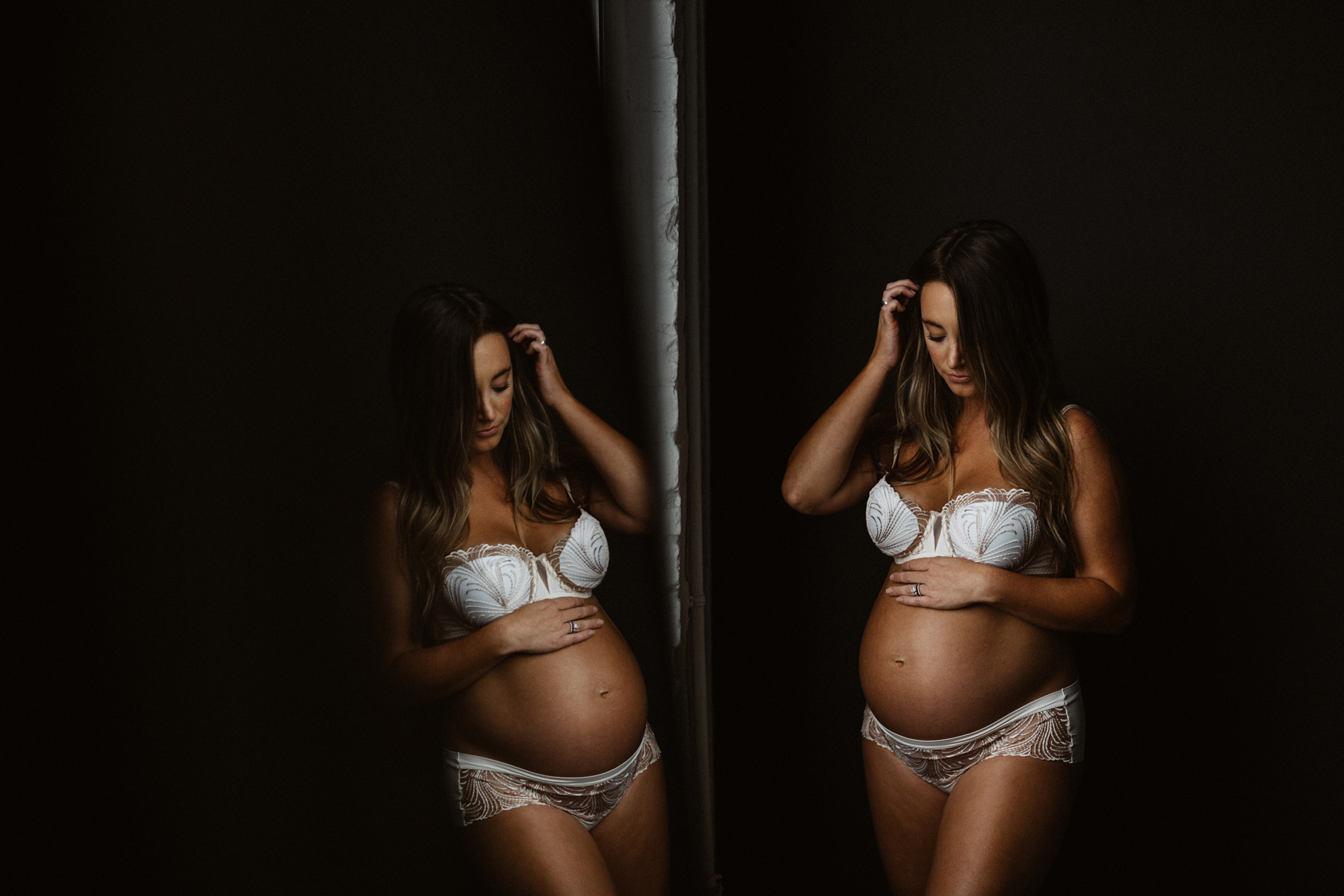 Tampa Maternity Boudoir Session