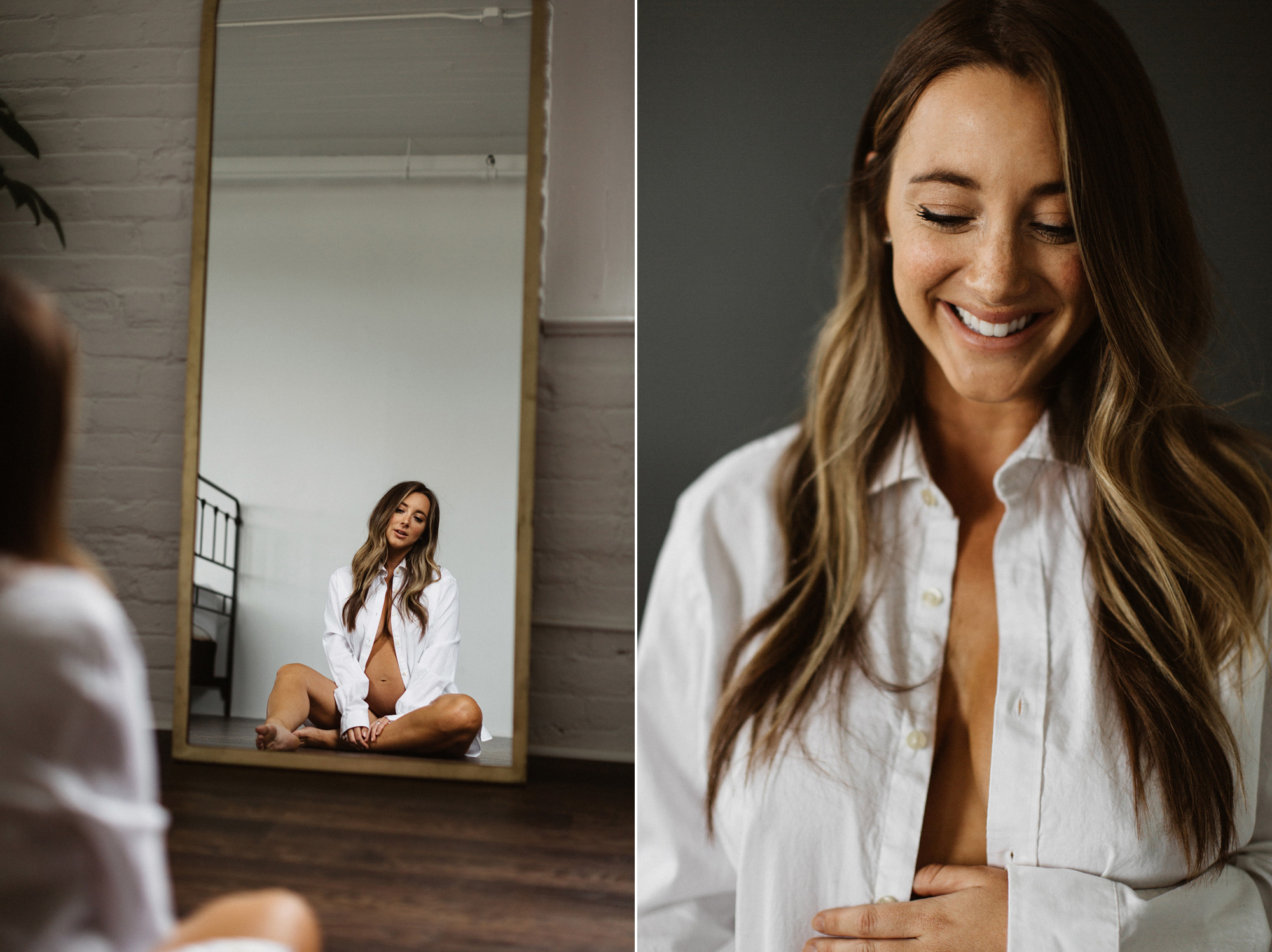 Tampa Maternity Boudoir Session