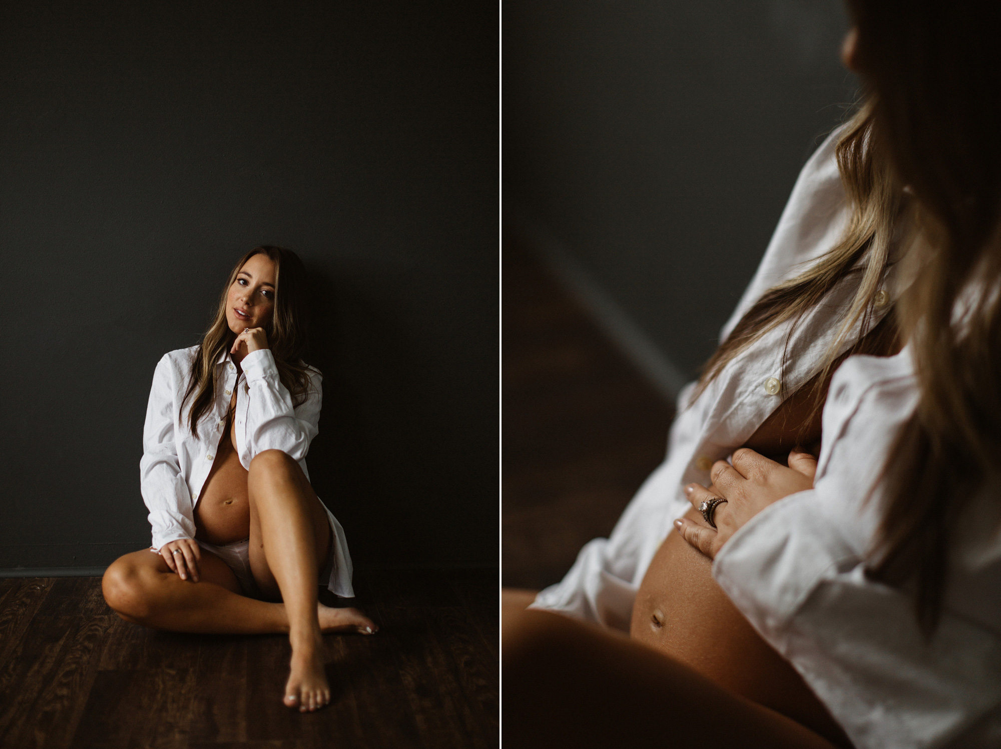 Tampa Maternity Boudoir Session