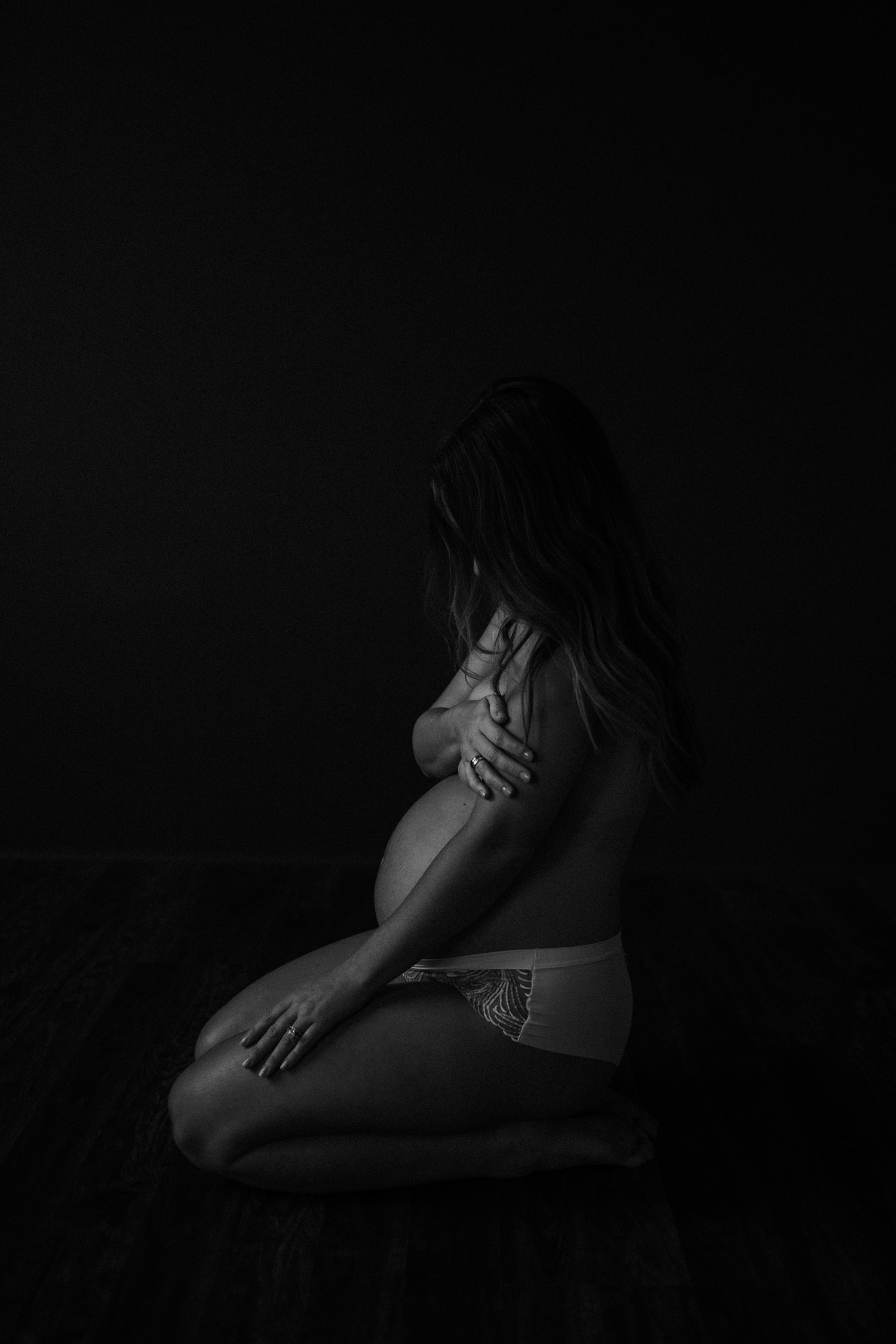 Tampa Maternity Boudoir Session