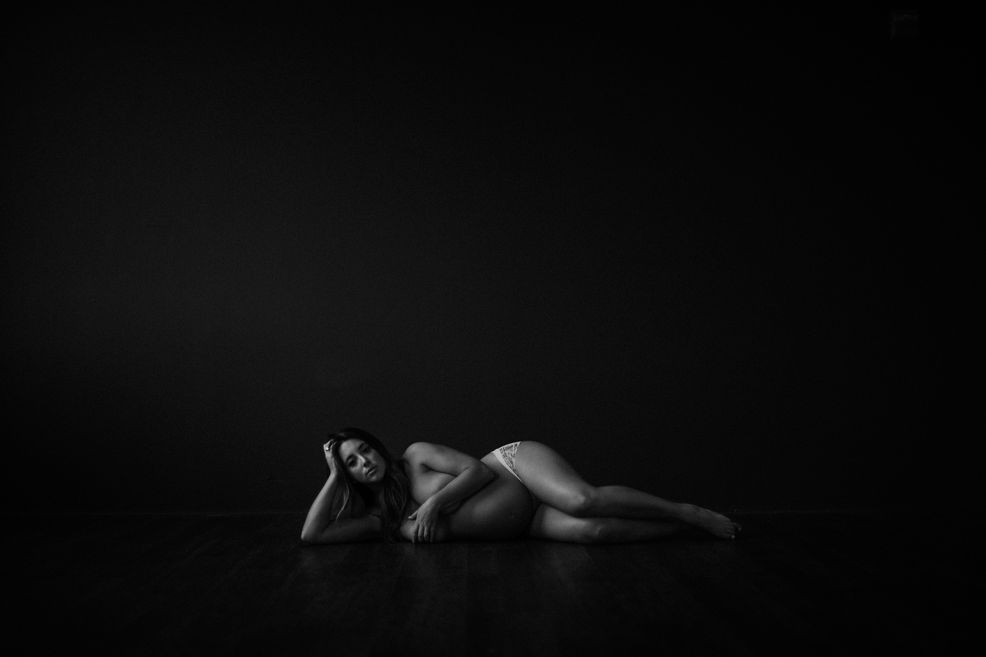 Tampa Maternity Boudoir Session