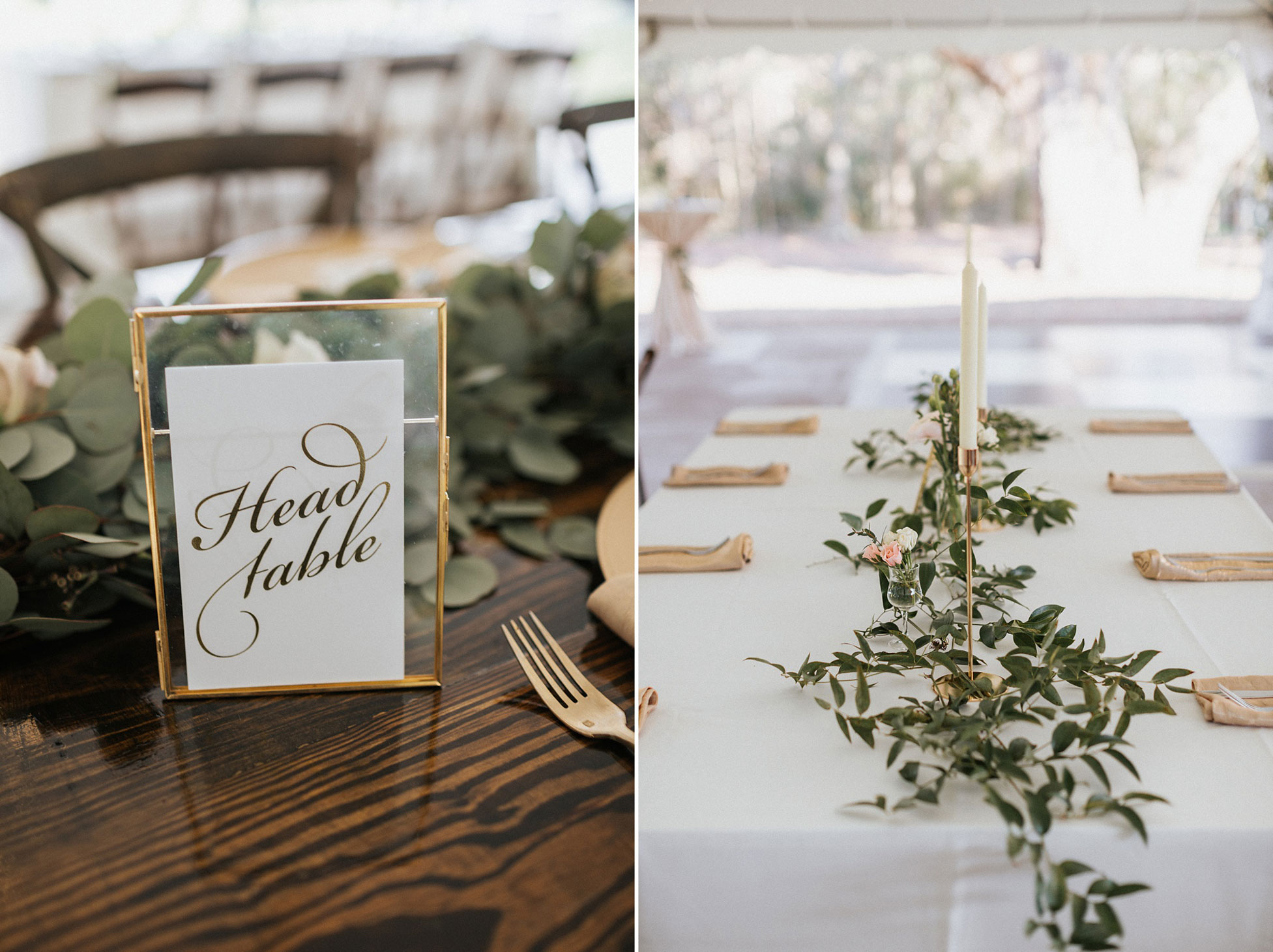 Wingate Place Wedding Reception Decor