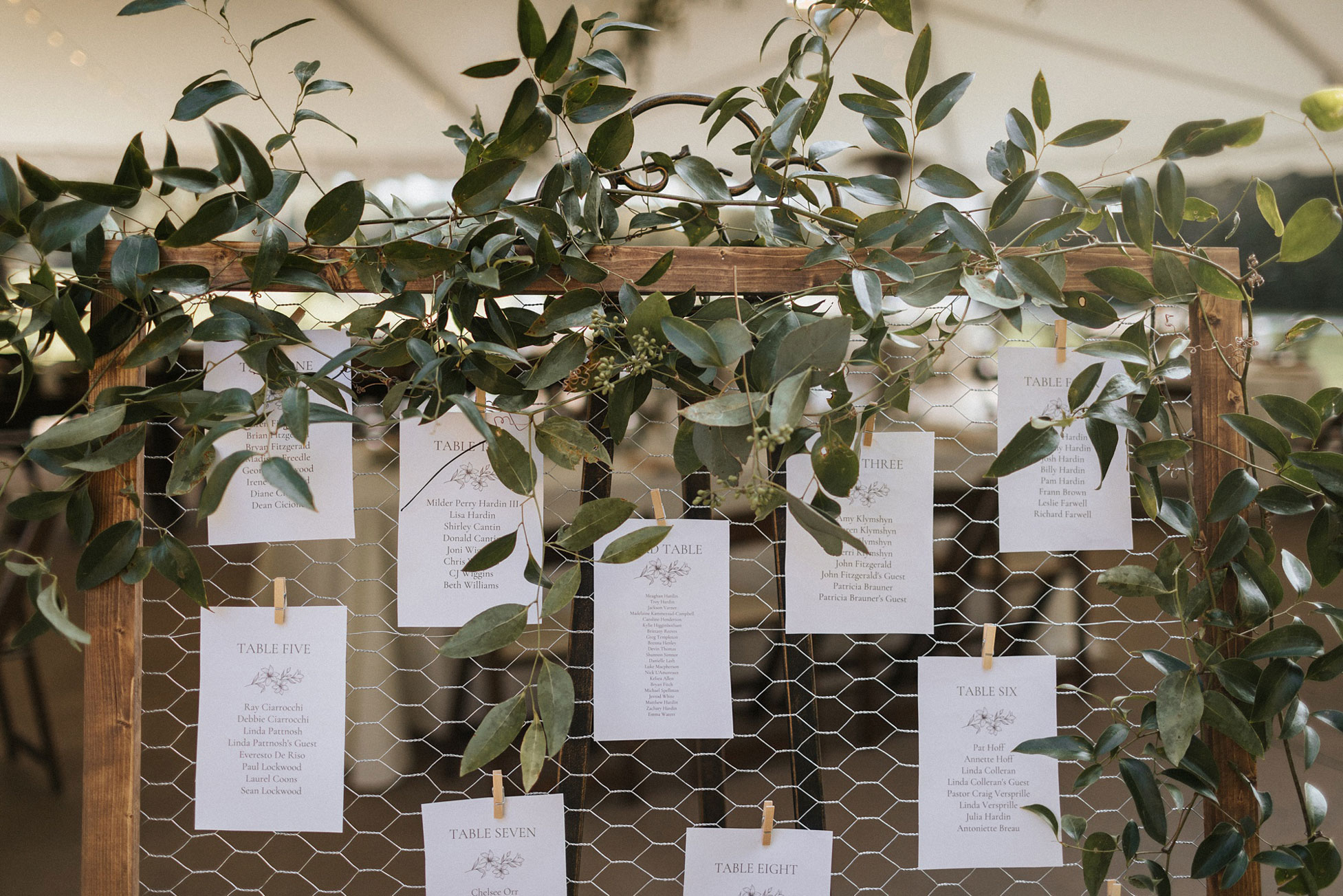 Wingate Place Wedding Reception Decor