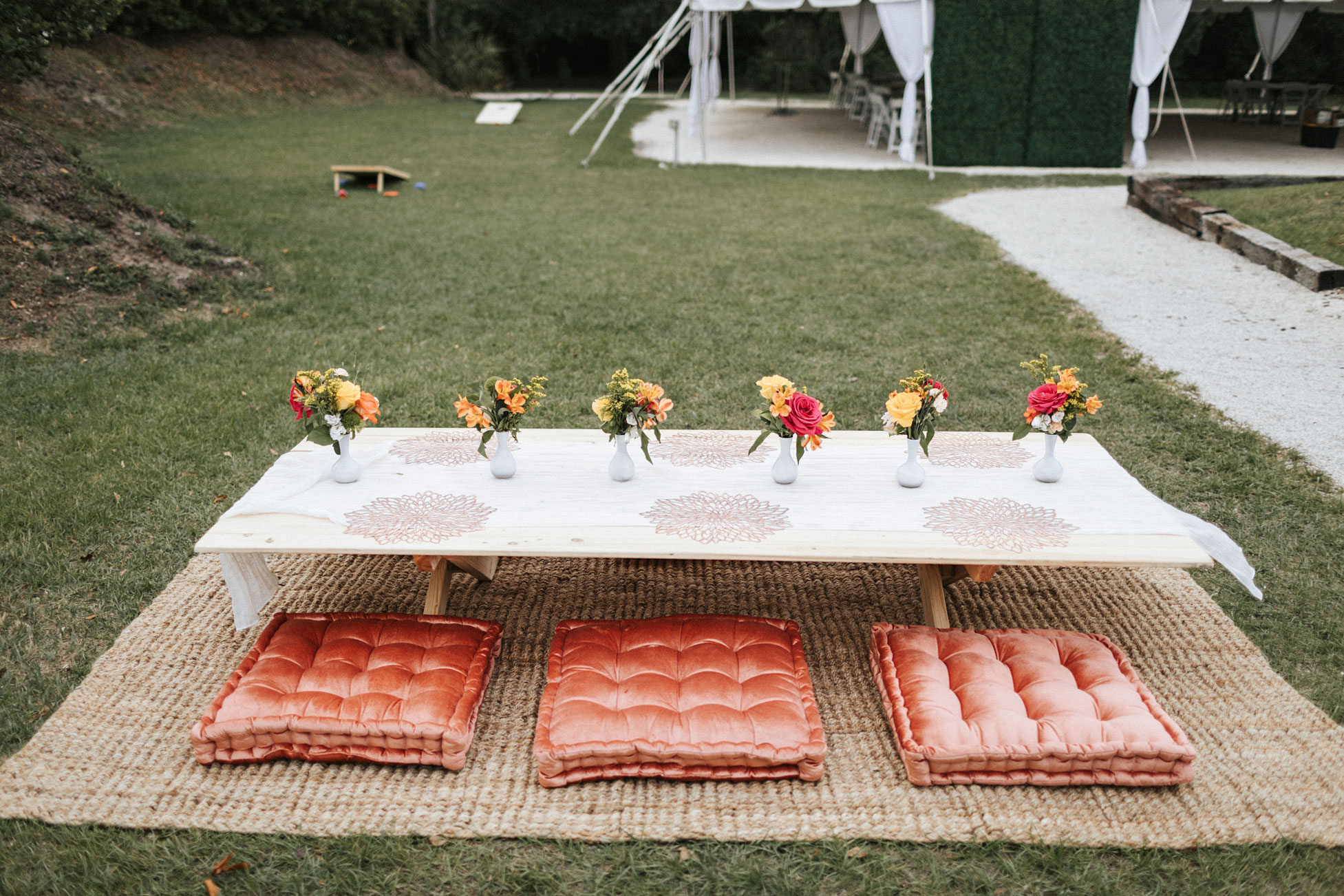 Paradise Spring Wedding Rehearsal Dinner
