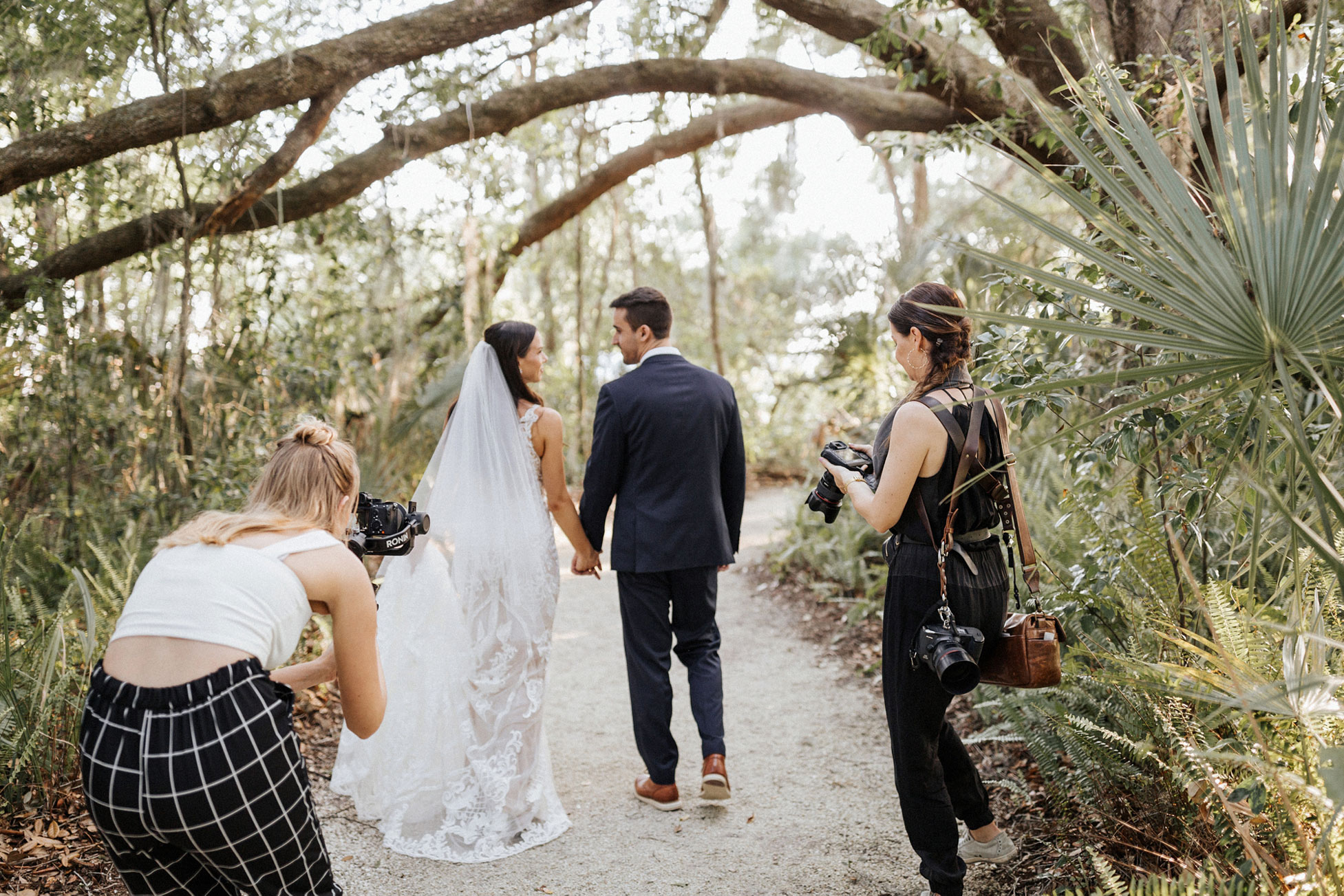 The Secret Garden at Paradise Spring Wedding