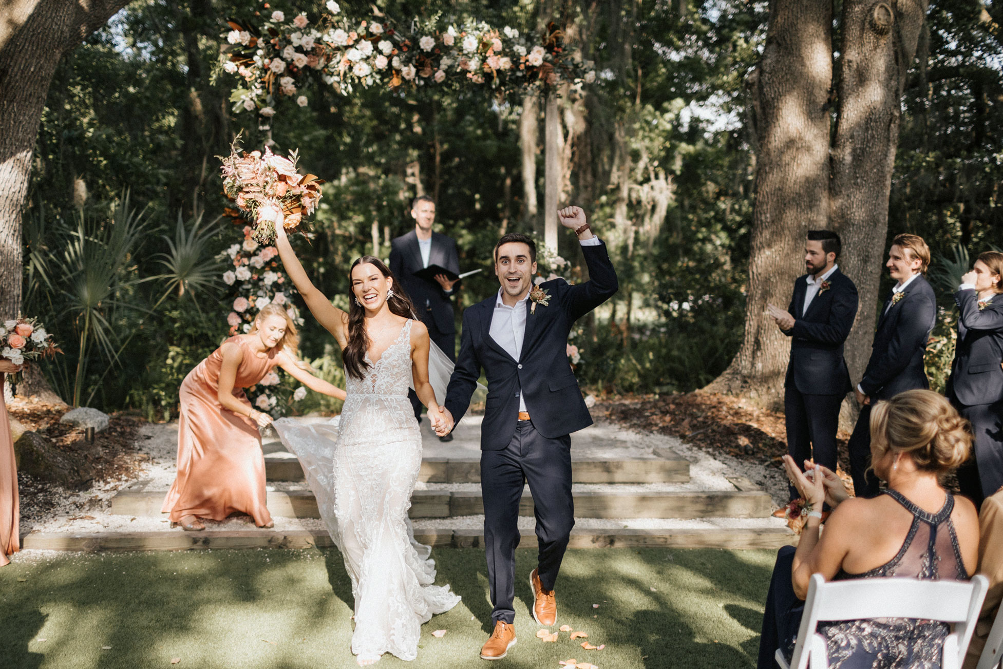 The Secret Garden at Paradise Spring Wedding Ceremony