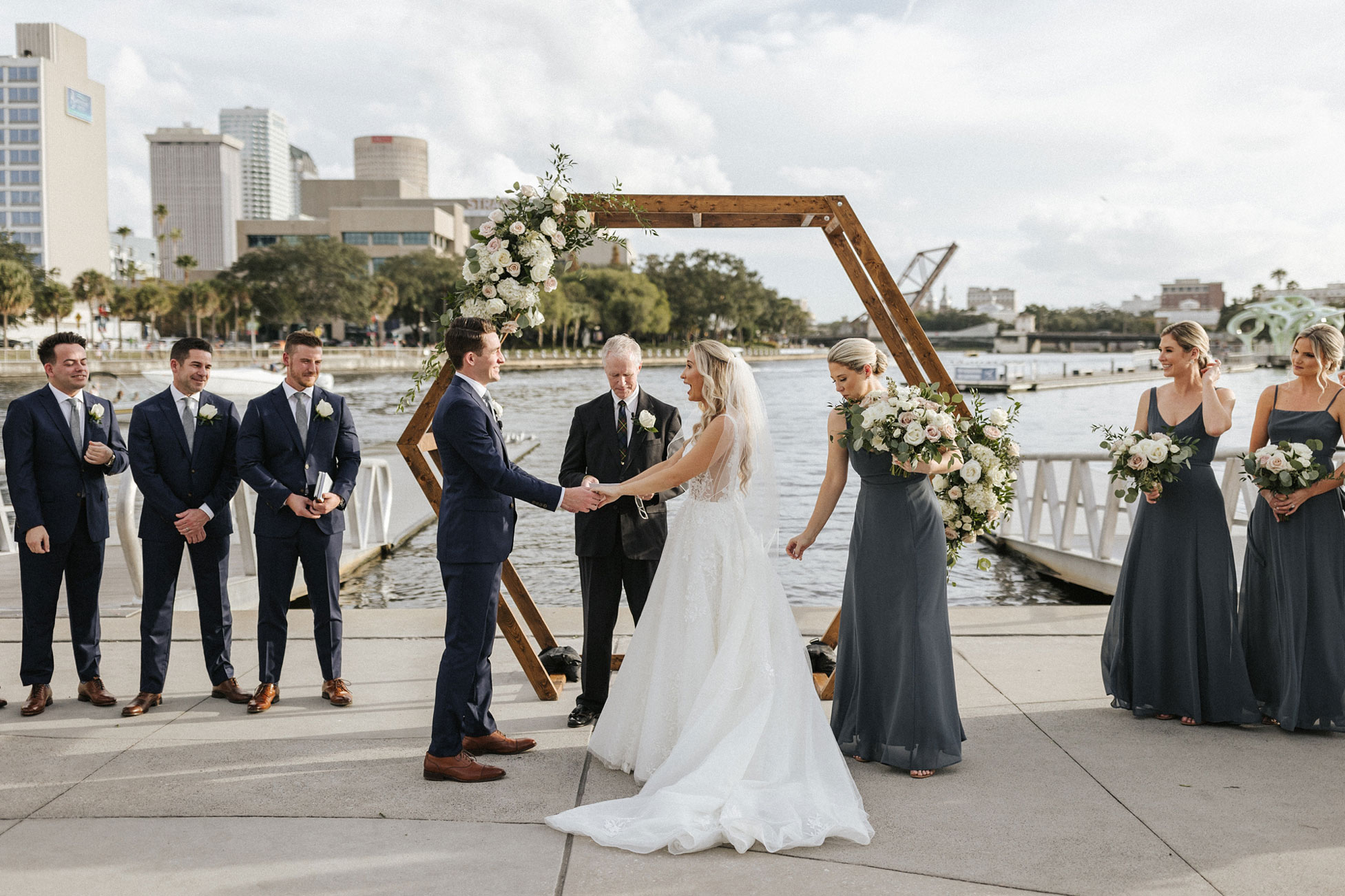 Tampa River Center Wedding