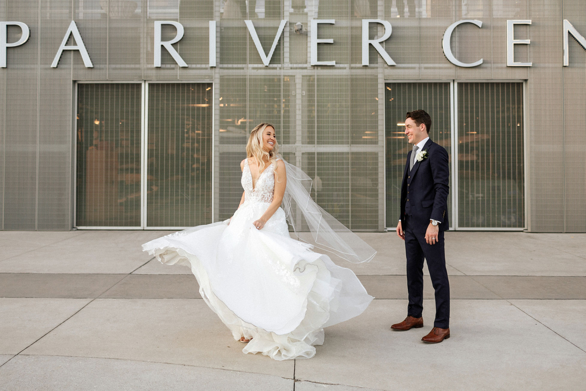 Tampa River Center Wedding